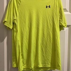Under Armour Men's Neon Yellow Short Sleeve Tee